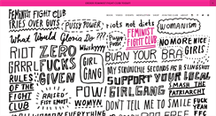 Desktop Screenshot of feministfightclub.com